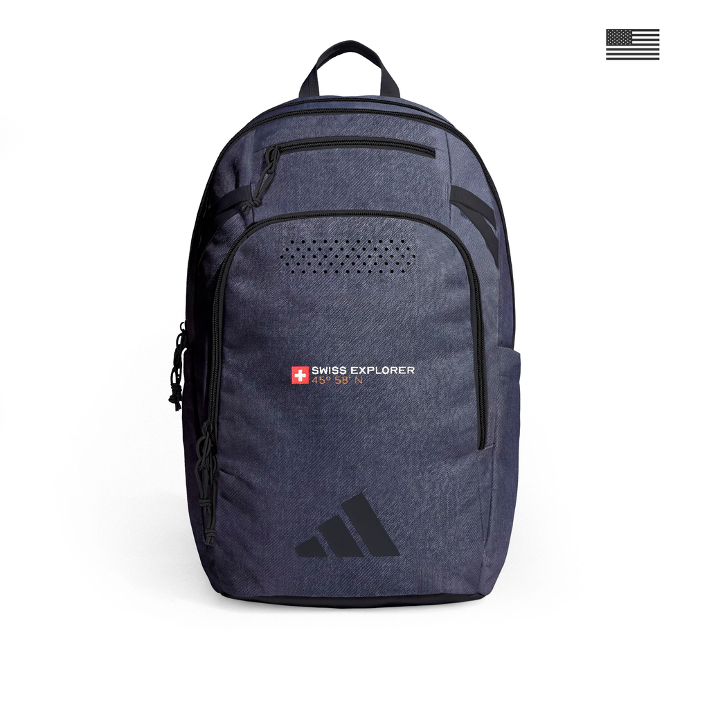 adidas® Defender 5 Swiss Explorer Embroidered Backpack